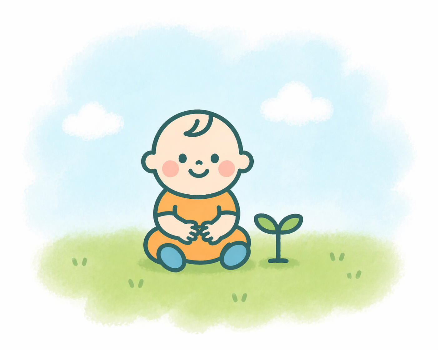 赤ちゃんのイラスト